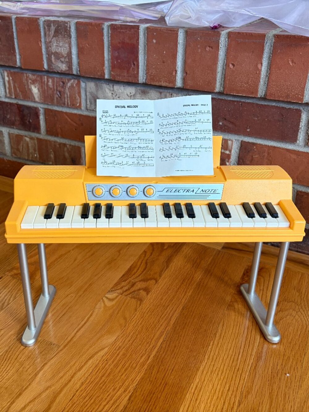 American Girl Doll Melody’s Electric Piano Keyboard & Sheet Music - Retired